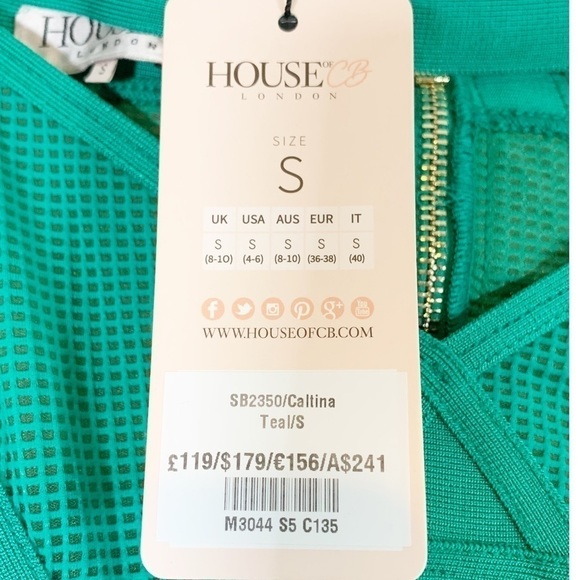 House of CB Caltina Bandage Dress Size Small - Picture 10 of 11